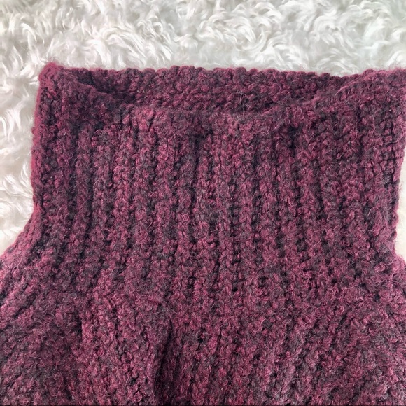 THEORY WOMENS ALPACA SWEATER BURGUNDY WINE S - Picture 12 of 15